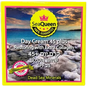 დღის კრემი 45+ ექსტრა კოლაგენით SPF 25